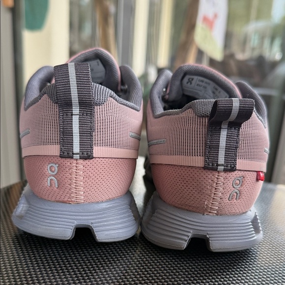 On Running Blush and Charcoal Sneakers - Picture 5 of 8